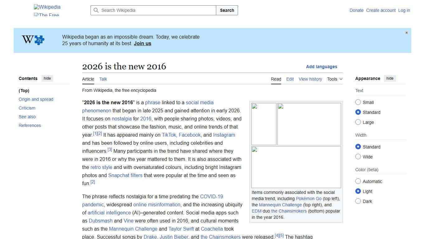 2026 is the new 2016 - Wikipedia