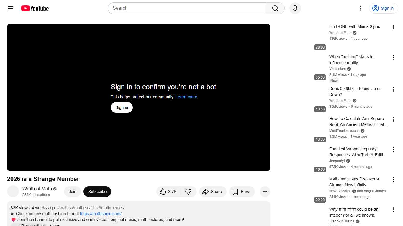 2026 is a Strange Number - YouTube