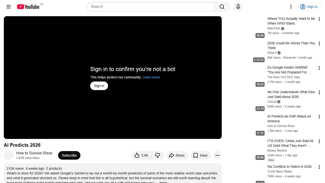 AI Predicts 2026 - YouTube